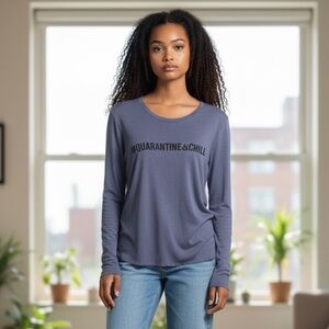 WS504 Pretty Rebel Quarantine & Chill Shirt M